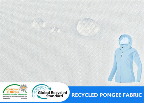 Tkanina zimowa na kurtkę 100% z recyklingu Ripstop PET Pongee